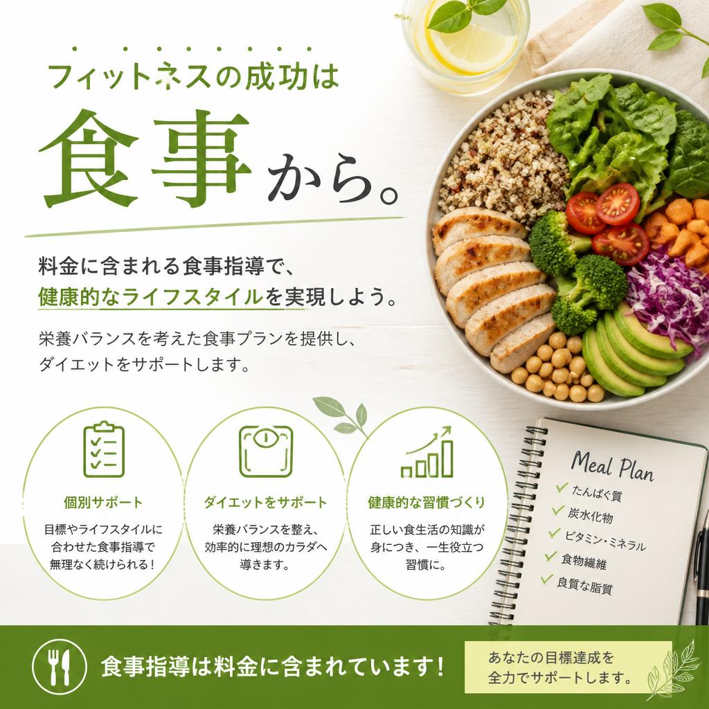 充実の食事指導