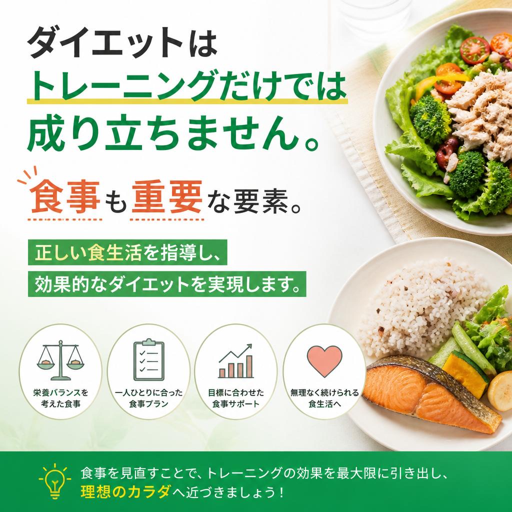 3. 食事指導で効果的なダイエットをサポート