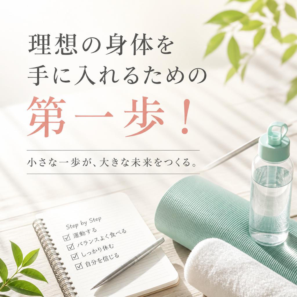 理想の身体を手に入れるための第一歩！
