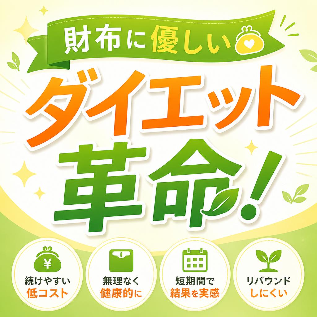 財布に優しいダイエット革命！